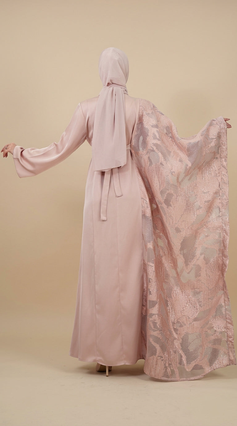 Elegant Layered Abaya Dress – Moment Of Greatness
