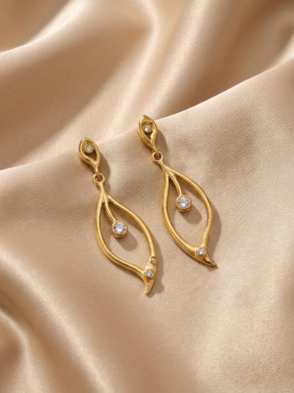 Leaf Drop Earrings