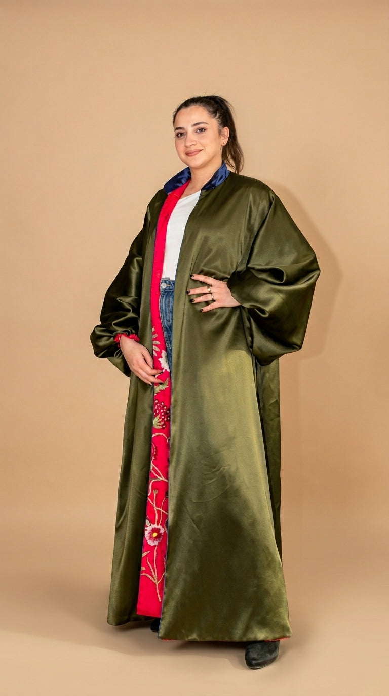 Dual-Sided Reversible Luxury Abaya