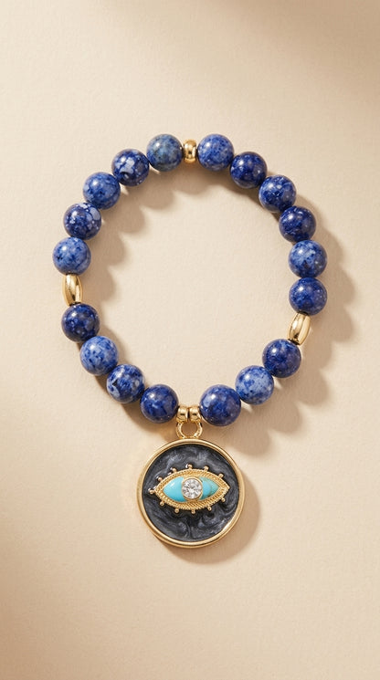 The Lapis Lazuli Eye Bracelet