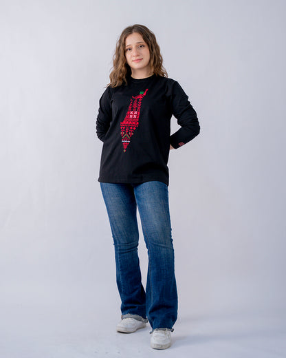 Falastin Long Sleeve – Maps Collection (Women)