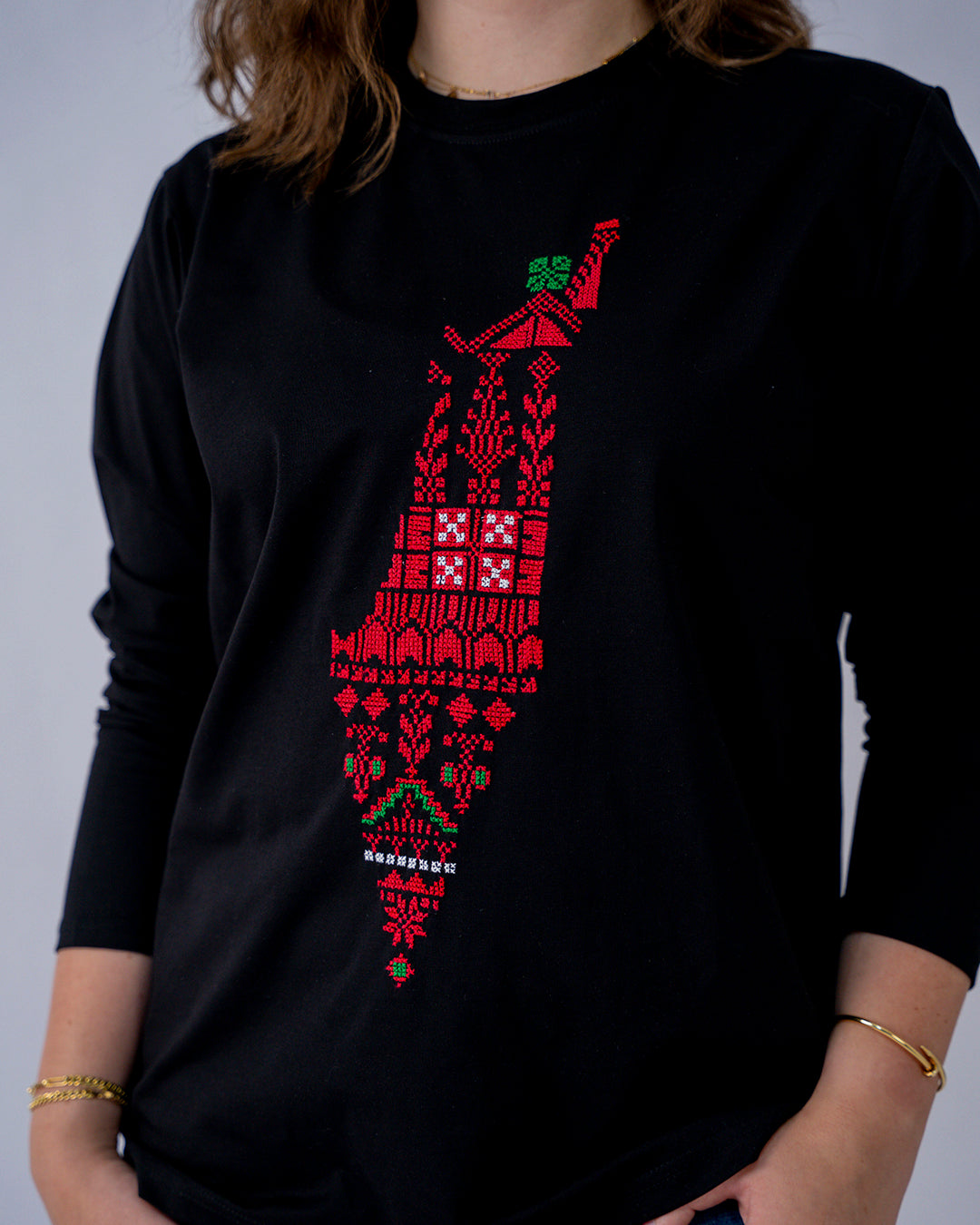 Falastin Long Sleeve – Maps Collection (Women)