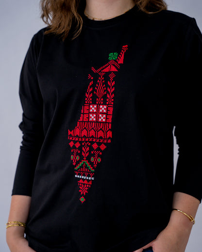 Falastin Long Sleeve – Maps Collection (Women)