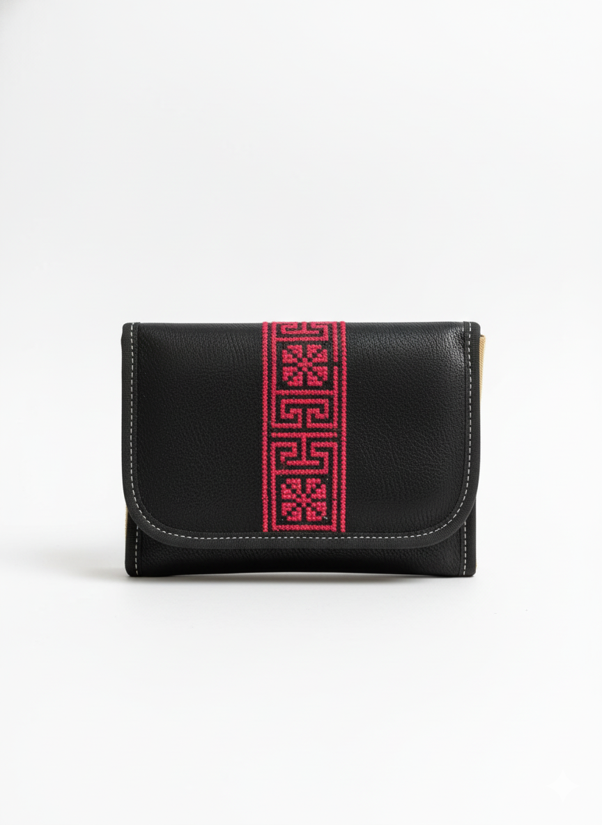 Geometric Cross-Stitch Wallet