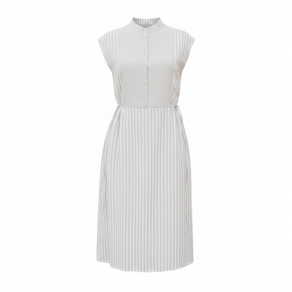 Bokra Ahla Striped Knee-Length Dress