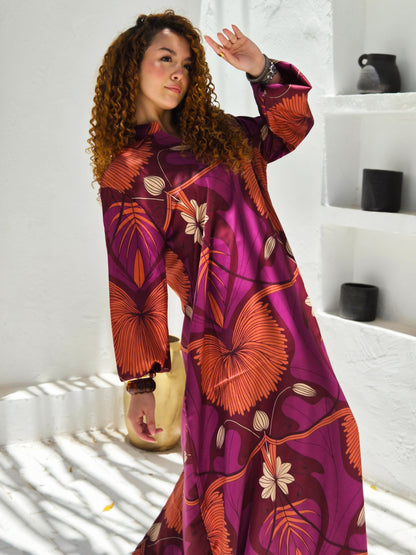 deep purple Jalabiya