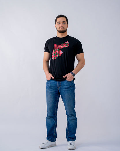 Jordan Map T-shirt – Maps Collection (Unisex)