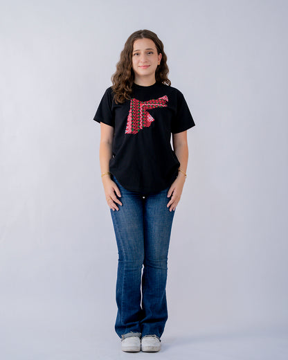 Jordan Map T-shirt – Maps Collection (Unisex)