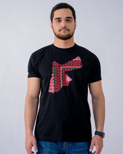Jordan Map T-shirt – Maps Collection (Unisex)