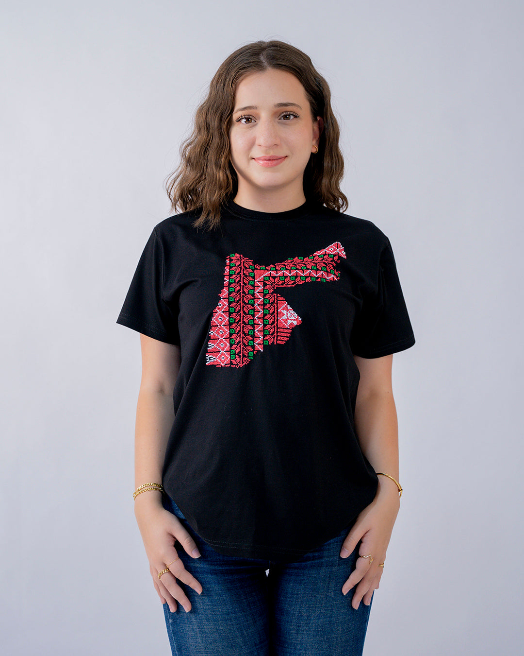 Jordan Map T-shirt – Maps Collection (Unisex)