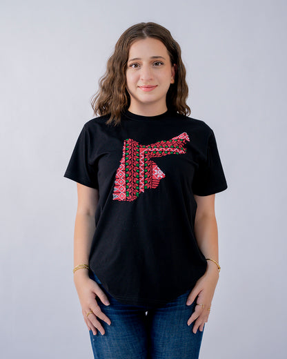 Jordan Map T-shirt – Maps Collection (Unisex)