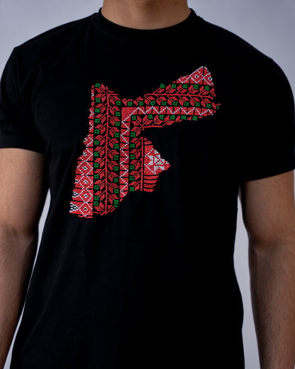 Jordan Map T-shirt – Maps Collection (Unisex)