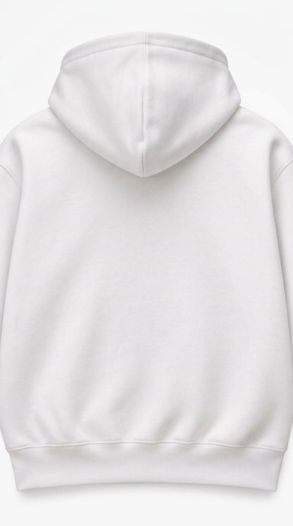 Melting Smiley White Hoodie