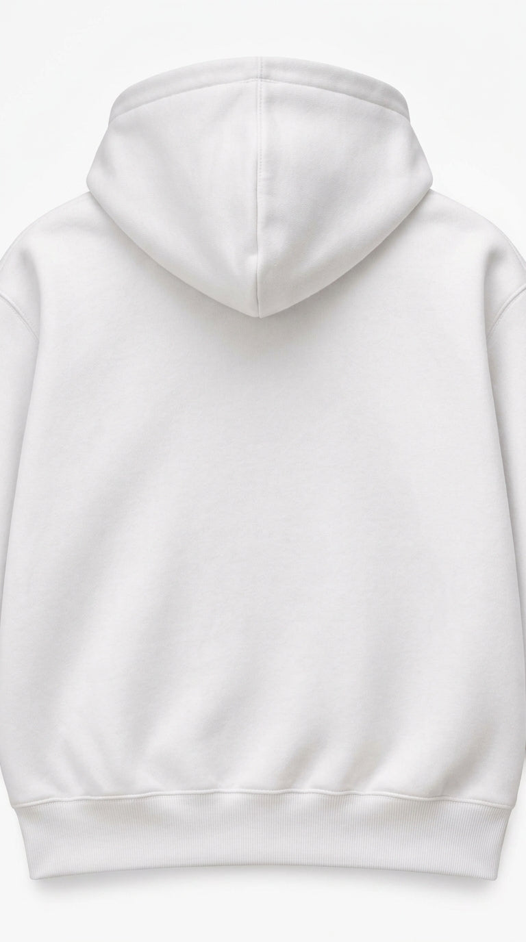 Melting Smiley White Hoodie
