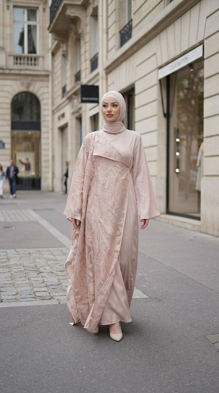 Elegant Layered Abaya Dress Moment Of Greatness Elegant Layered Abaya Dress Moment Of Greatness