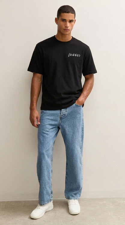 Moon Black T-Shirt