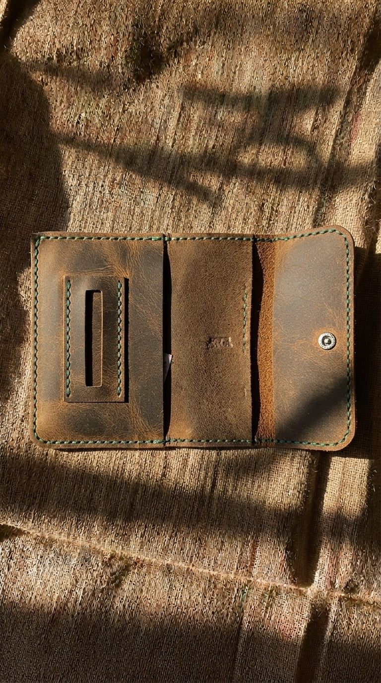 Leather Rolling Tobacco Pouch.