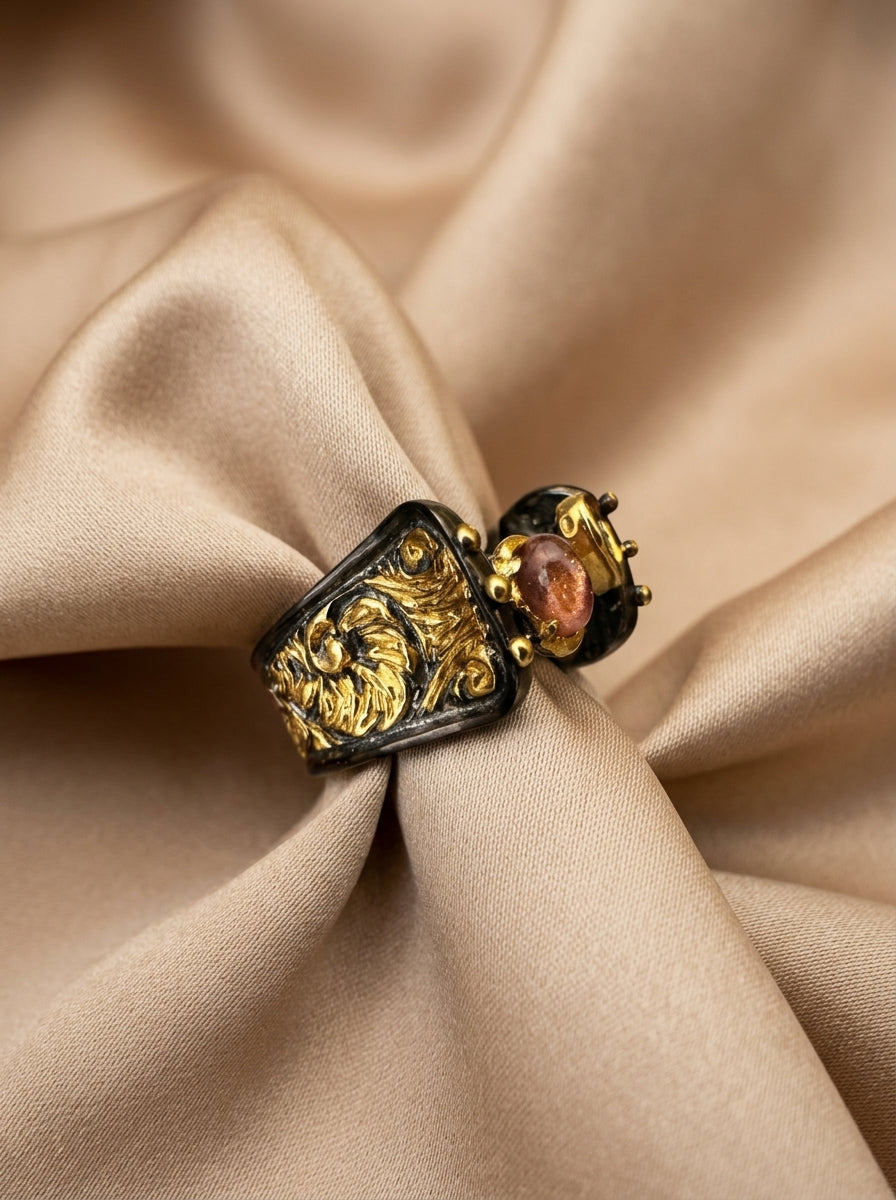 Antique Imperial Ornate Statement Ring