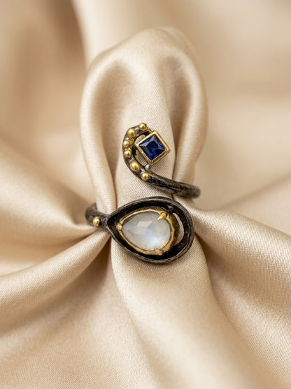 Ocean Twilight Adjustable Ring