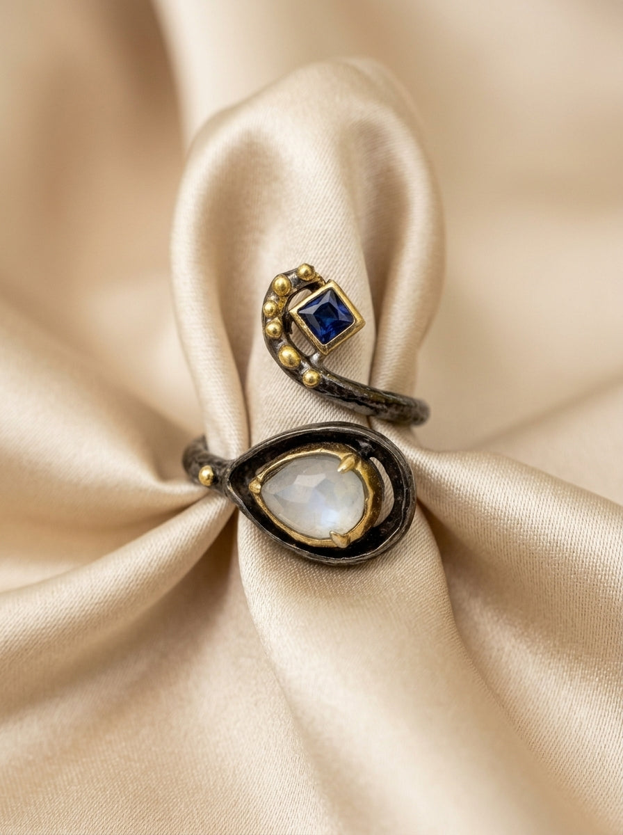 Ocean Twilight Adjustable Ring
