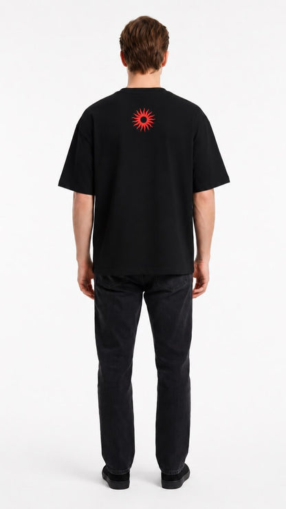 Black Oversized T-Shirt – "Summertime Sadness"