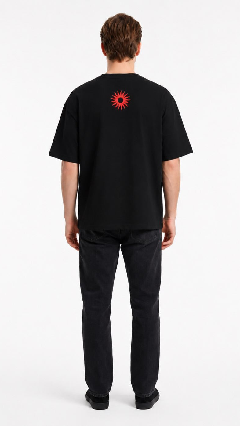 Black Oversized T-Shirt – "Summertime Sadness"