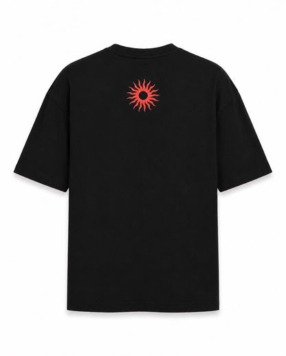 Black Oversized T-Shirt – "Summertime Sadness"