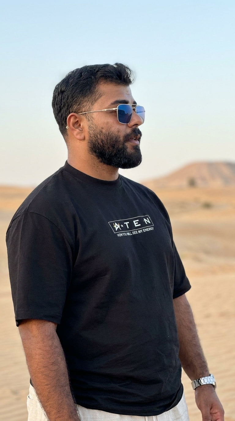 Geometric Apex Tee (black)
