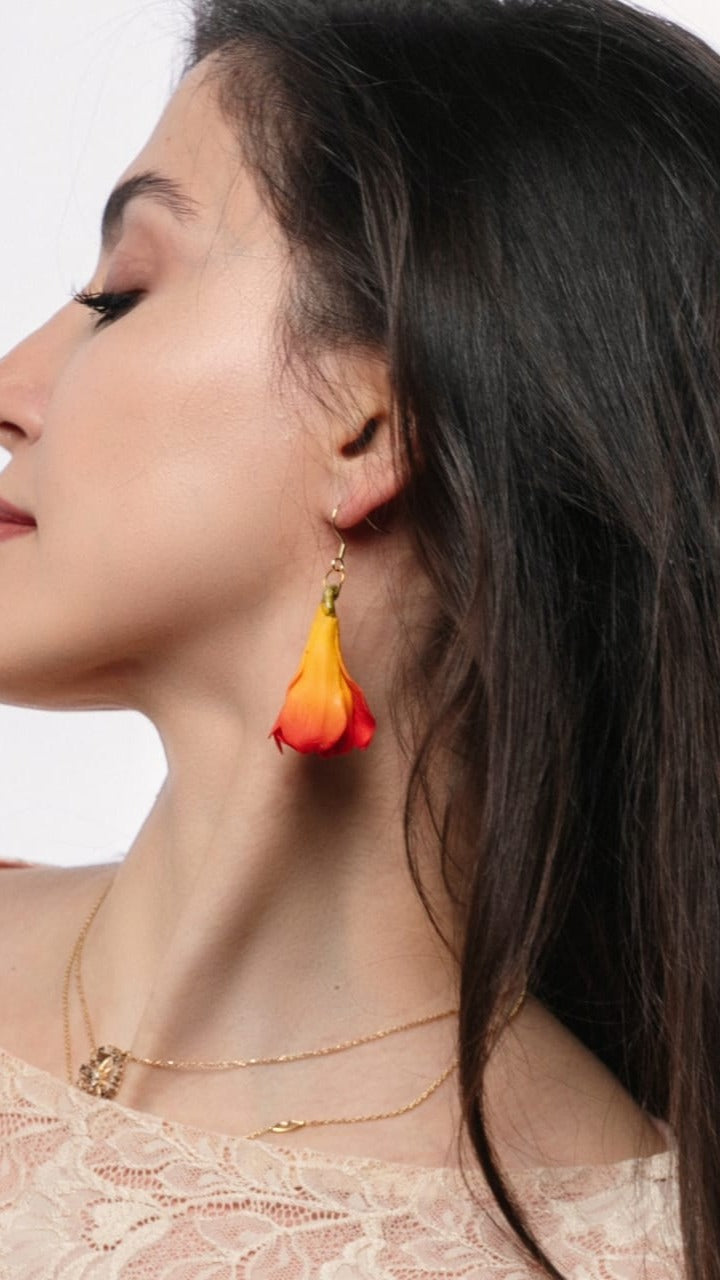 Freesia Flower Earring