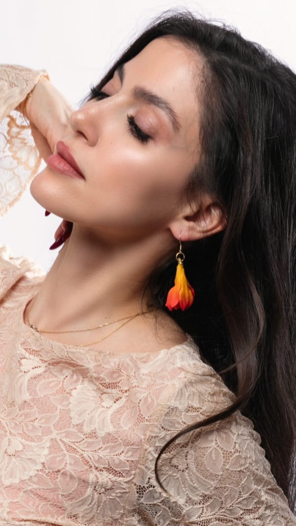 Freesia Flower Earring