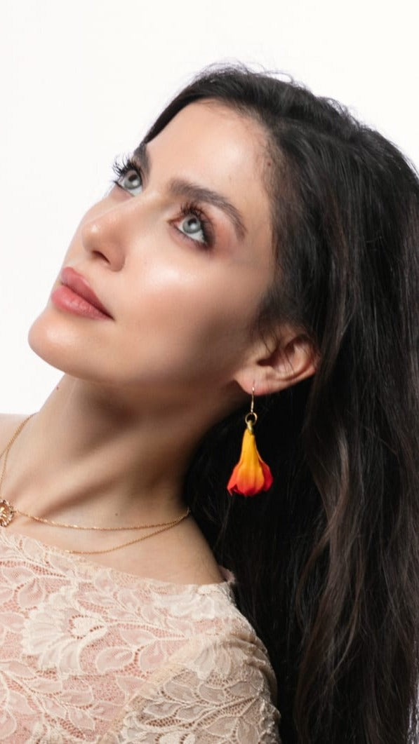 Freesia Flower Earring