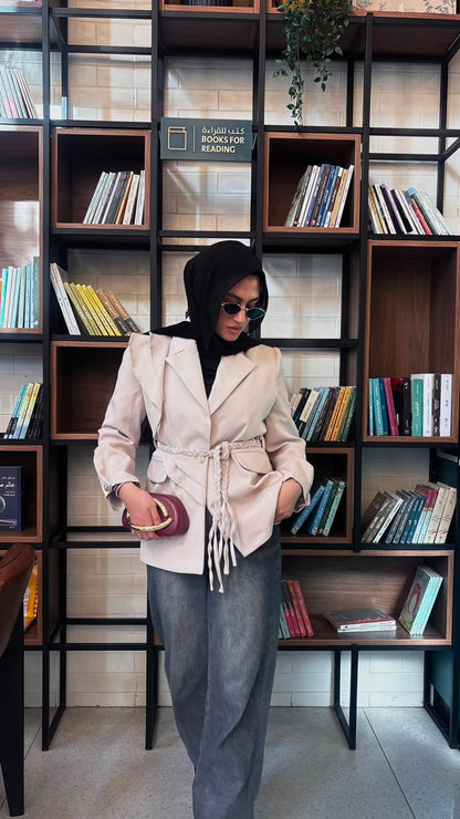 Beige blazer
