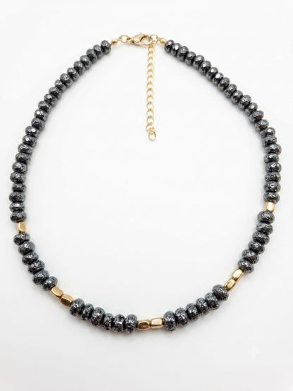 Metallic Hematite Necklace