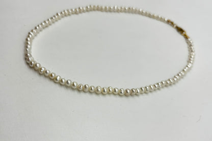 Women's Cultivated Pearl Beaded Necklace 4mm