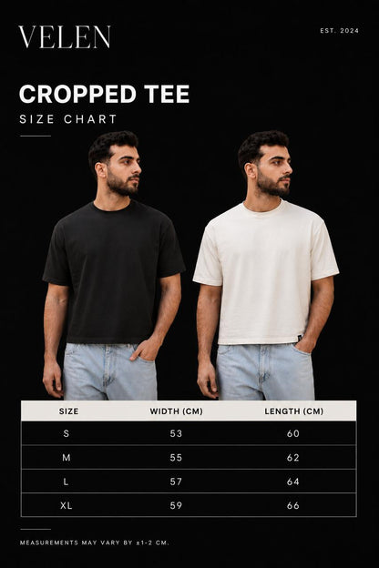 White Boxy Cropped