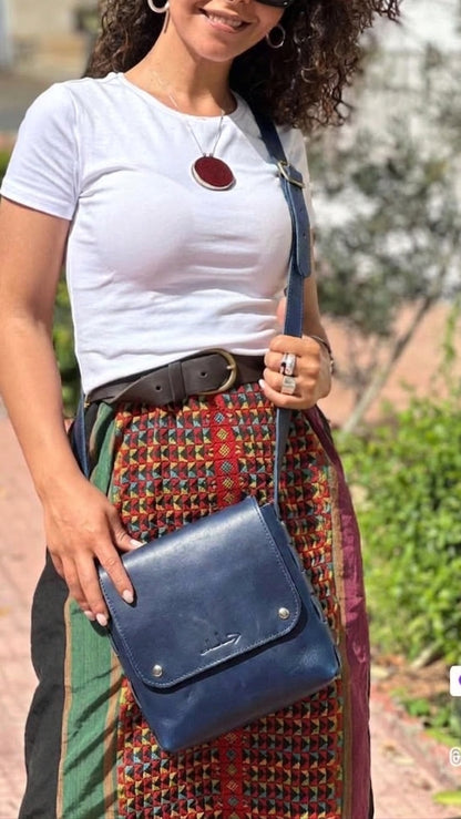 Jelld Squared Genuine Leather Shoulder Bag