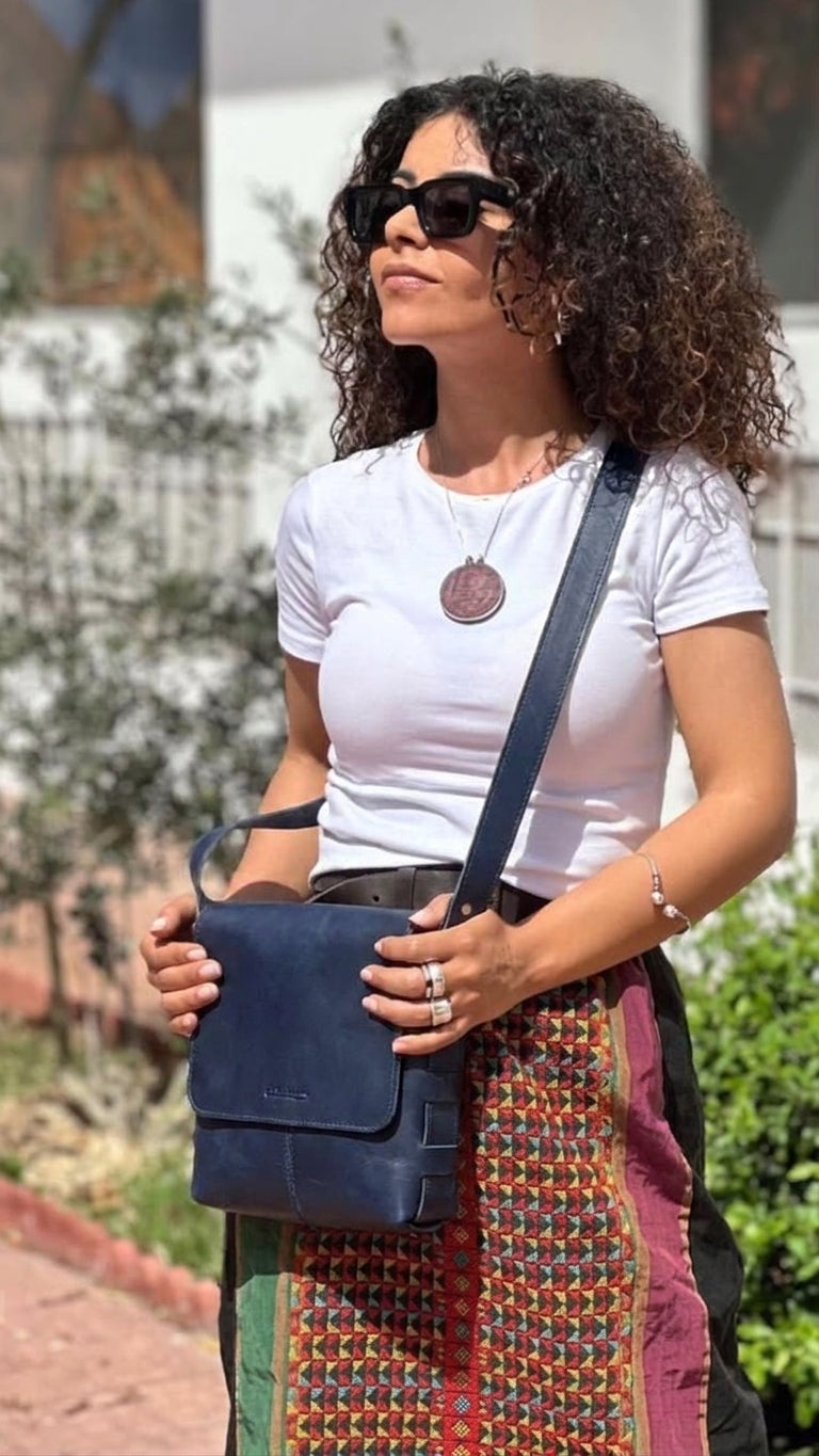 Jelld Squared Genuine Leather Shoulder Bag