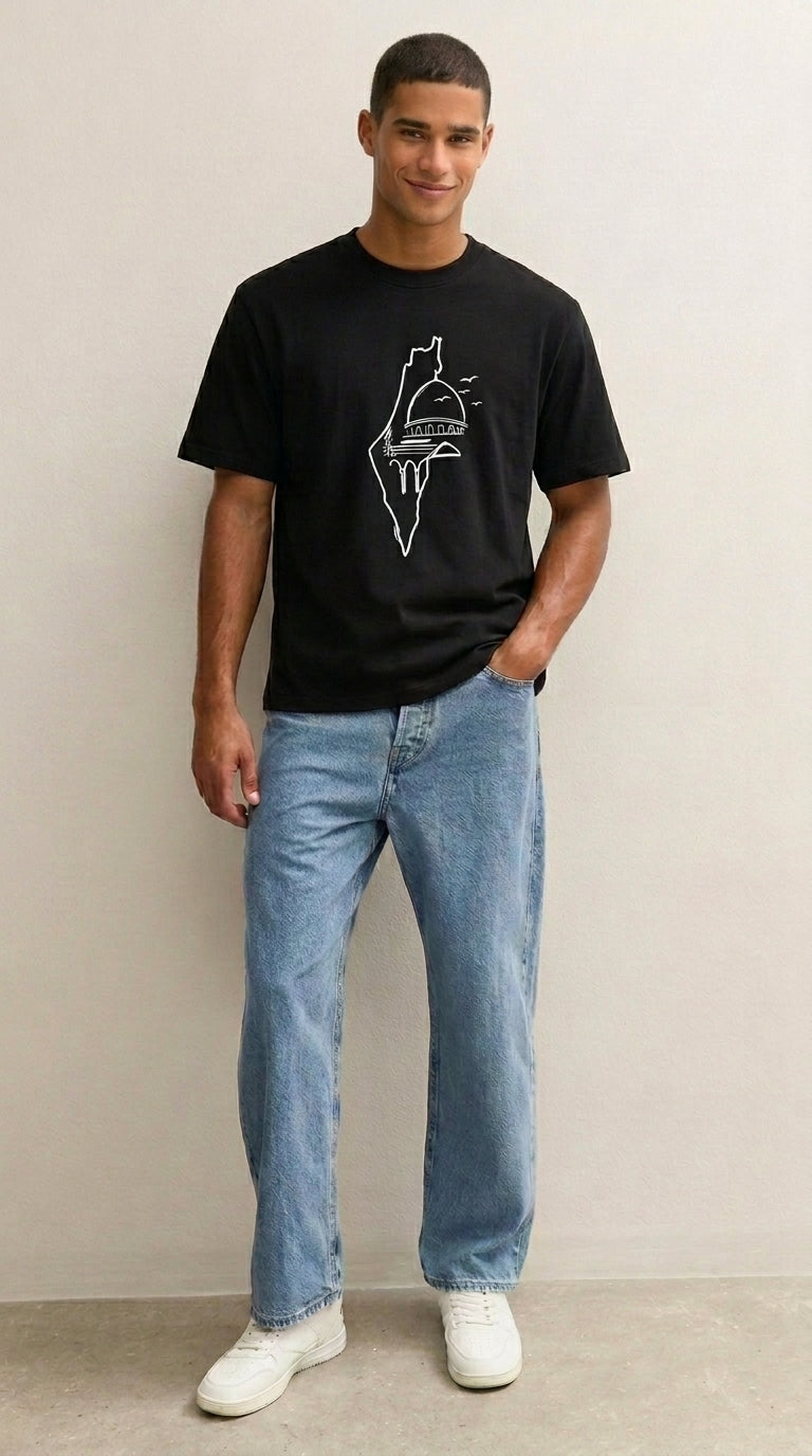 Palestine  Black T-Shirt