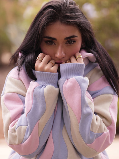 MOG Hoodie in Cotton Cloud, worn