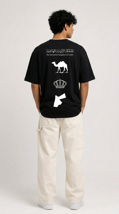 Oversized Jordan Black T-Shirt