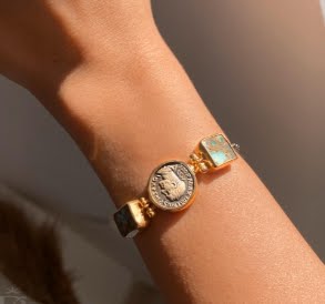 Turquoise Square Bracelet