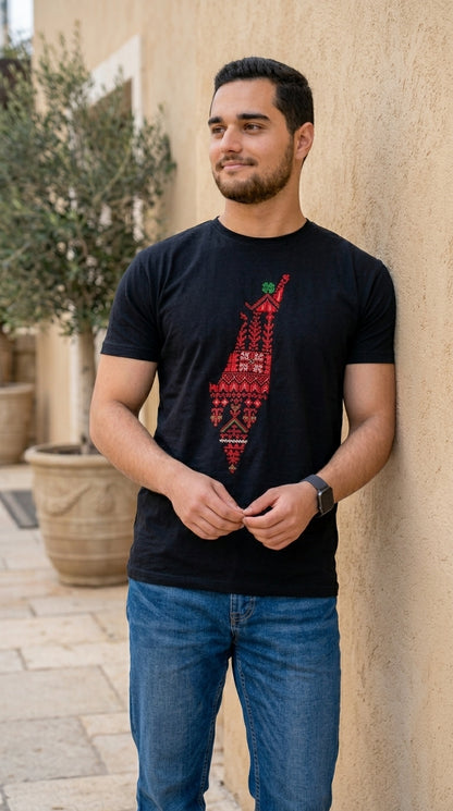 تيشيرت فلسطين – مجموعة خرائط (للجنسين)