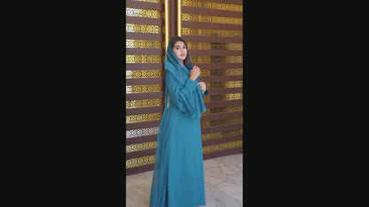 The Turquoise Blue Abaya