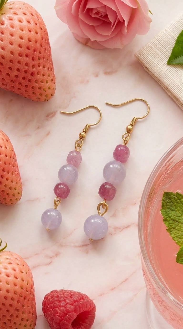 Ombre Pink Drop Earrings – The Pink Lemonade Collection